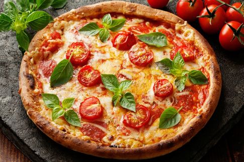 pizza tomate basilic